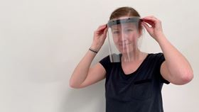 Grundfos produces face shields for health services