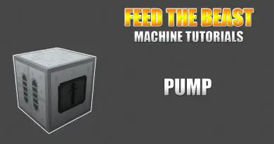 Feed The Beast &#8211; Machine Tutorials &#8211; Pump