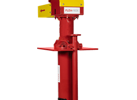 Flowrox pump with vertical cantilever design