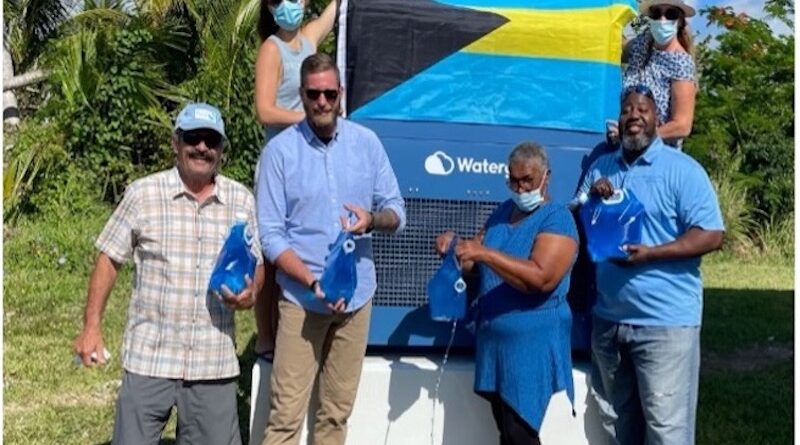 Watergen GEN-M Medium-Scale Atmospheric Water Generator Brings Sustainable Drinking Water Solution to Hurricane Battered Bahamas Community