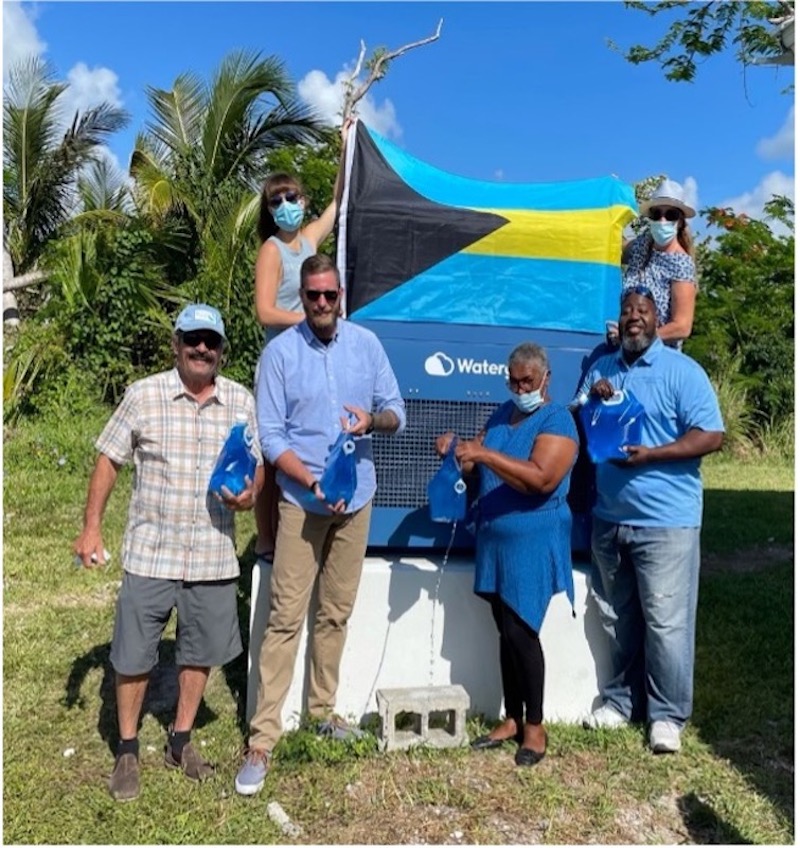Watergen GEN-M Medium-Scale Atmospheric Water Generator Brings Sustainable Drinking Water Solution to Hurricane Battered Bahamas Community
