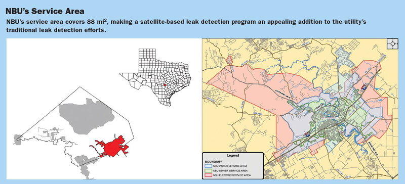Using Satellite RADAR Imaging to Detect Pipeline Leaks in Texas -New Braunfels Utilities Case Study