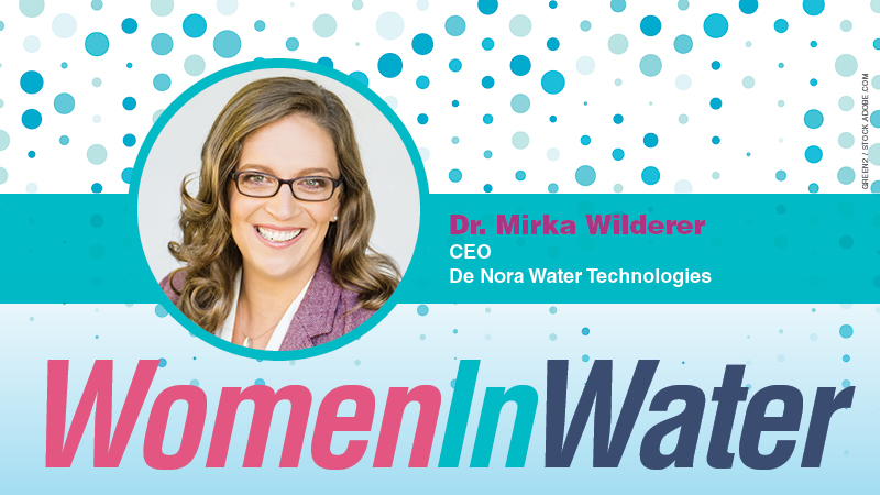 Women in Water: Dr. Mirka Wilderer, De Nora Technologies
