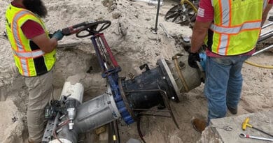 Insta-Valve 250 Isolates Leaking Pipe and Avoids Water Disruption to Entire Island